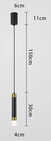Rotatable Spotlight Pendant Lamp for Modern Bedroom, Living Room, and Kitchen Lighting