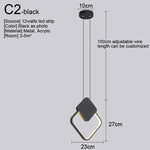 Nordic LED Pendant Light Fixture for Indoor Lighting in Living Room, Kitchen, Dining