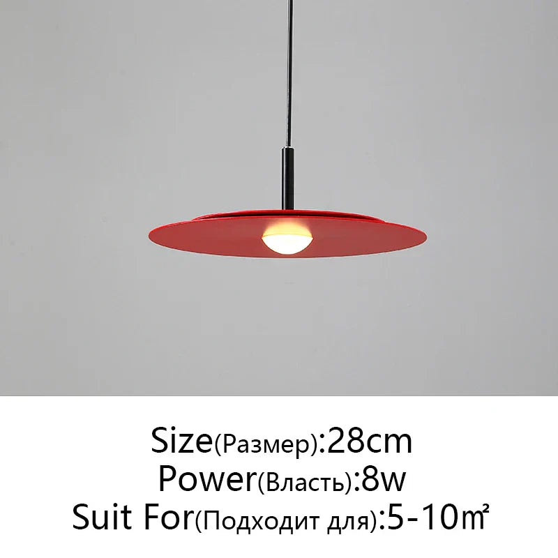 UFO Saucer Pendant Light Modern Designer Home Decor for Dining Living Bar