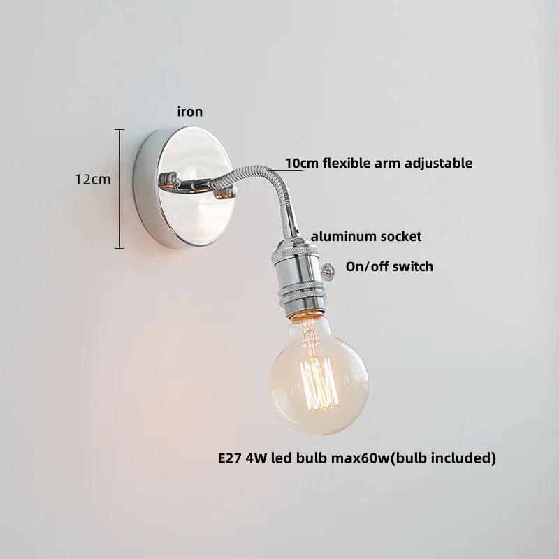 Afralia™ Modern Colorful Glass Wall Sconce with Pull Chain for Aisle Living Room