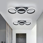 Acrylic LED Ceiling Lamp: Modern Nordic Chandelier for Living Dining Room & Aisle