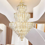 Crystal Chandelier | Modern Luxury Duplex Building Chandelier for Villa and Hotel