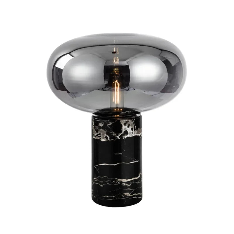 Glass Ball Marble Desk Lamp - Postmodern Minimalist Designer Bedroom Living Room Decoration