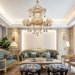 Elegant Crystal Chandelier for Living Room, Dining Room, and Bedroom