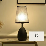 Modern Black and White Living Room Coffee Table Bedroom Night Lamp Design Bedside Lamps