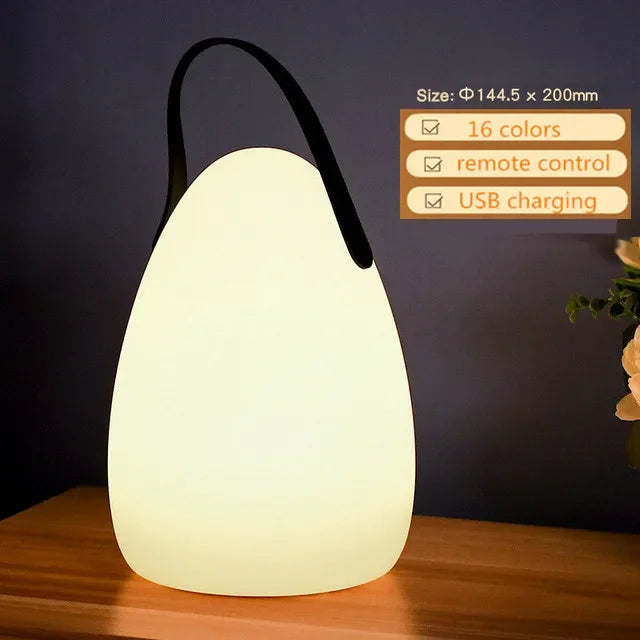 LED Night Light: Portable & Rechargeable for Home, Camping, and Outdoors