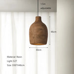 Nordic Wabi Sabi Pendant Lights Chandelier for Home Decor & Bedroom