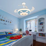 Simple Ceiling Fan With LED Light and Remote Control