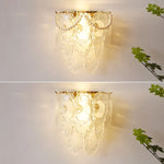 Luxe Crystal Glass Wall Lamp for Aisle, Living Room, Bedroom & Corridor Lighting