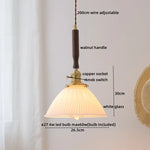 Blue Glass LED Pendant Lamp for Dining Living Room Bedroom