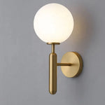 Modern Gold Glass Wall Lamp for Hotel Bedroom LED Indoor Energy Saving
