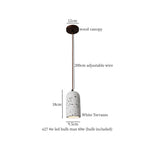 Terrazzo LED Pendant Lamp: Minimalist Nordic Design for Bedroom, Dining, Living Room