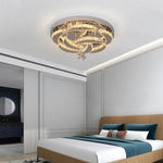 Luxury Crystal LED Chandelier Ceiling Lamp for Living Dining Room