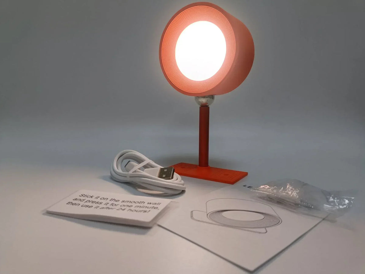 RGB Desk Lamp: Portable, Magnetic, Rechargeable, 360° Rotation, Wall Mount, Reading Light