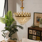 Crystal Chandelier: Modern Luxury Lighting for Dining, Bedroom, and Living Room