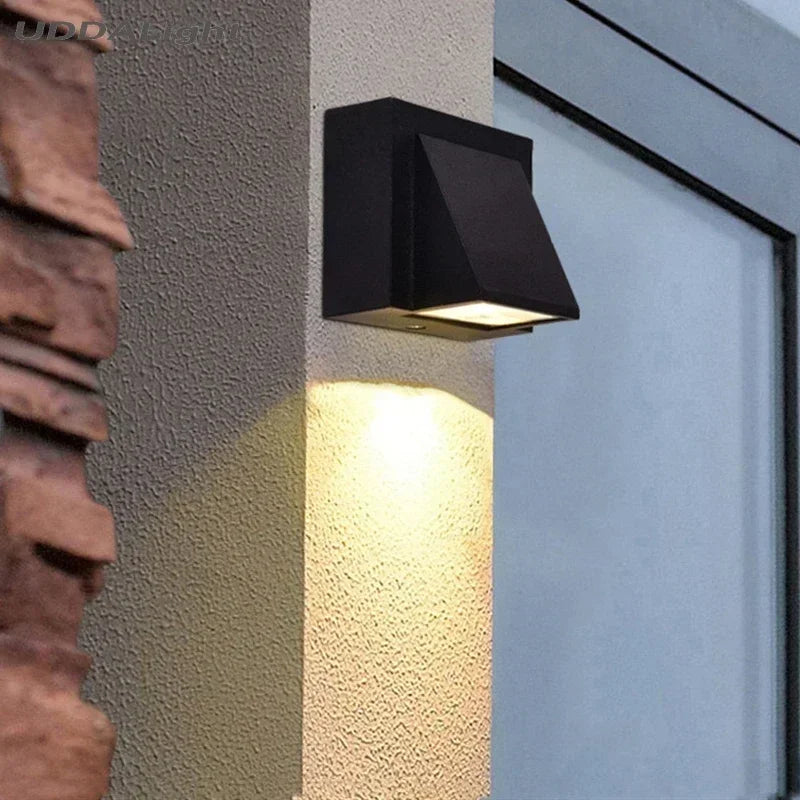 Outdoor Aluminium 5W LED Wall Lamp Sconce for Balcony Garden Decoration