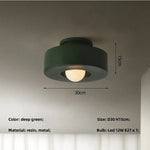 Nordic Wabi Sabi LED Ceiling Light Fixture for Modern Bedroom Decor