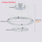 Crystal Chandelier Pendant Lamp for Dining Room and Bedroom