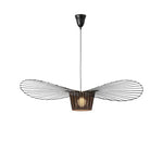 Vertigo Straw Hat Pendant Lamp French Fabric Elegant Designer Lighting