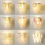 Luxe Crystal Glass Wall Lamp for Aisle, Living Room, Bedroom & Corridor Lighting