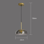 Glass Pendant Lamp Ceiling Hanging Light - Danish Designer Stylish Suspension