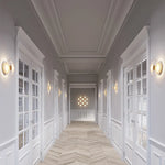 Nordic Glass Wall Lamp LED Sconce Light for Living & Bedroom