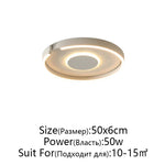 RoseGold LED Ceiling Light for Home Living Room Bedroom Dining Room