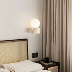 Modern LED Travertine Wall Sconce