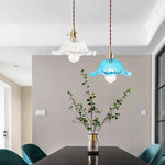 Glass Flounce LED Pendant Light - Stylish Nordic Design