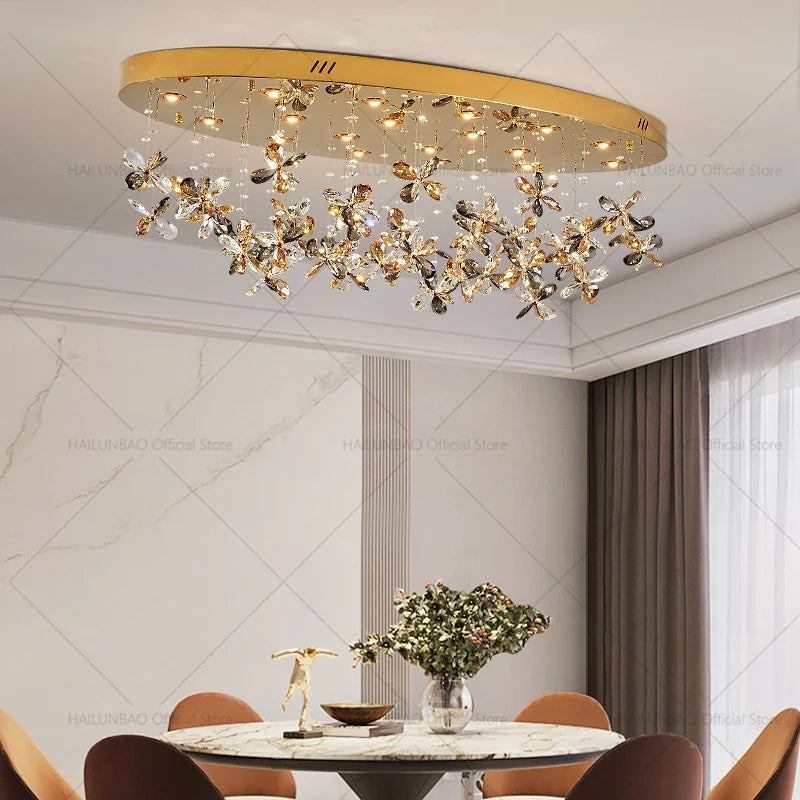 Crystal Chandelier 2024 | Postmodern Luxury Dining Room Bedroom Kitchen Island Light