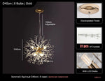 Rectangle Crystal Chandelier - Mid-century Art Deco Long Hanging Lamp