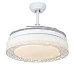 Gold Ceiling Fan Lights Remote Control 36/42inch Dining Bedroom Living Luminaria