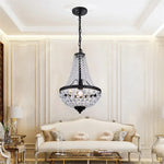 Retro Crystal Chandelier Pendant Light for Home Decor