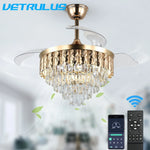 Smart Ceiling Fan with Remote Control and LED Light