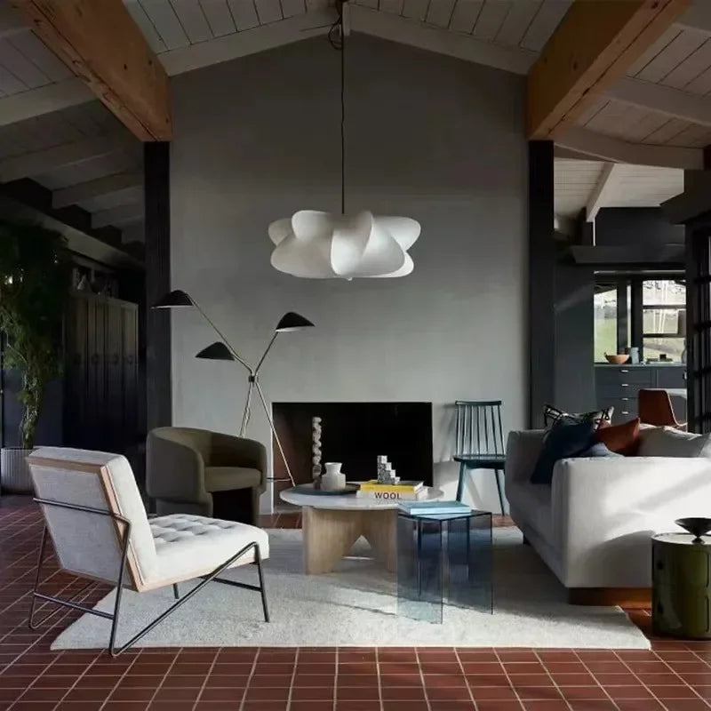 Silk Pendant Lamp Ceiling Light E27 Bulb Fixture