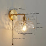 Green Glass LED Wall Lamps - Modern Home Decor Applique Murale