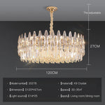 Crystal LED Chandelier | Long Stairway Villa Light | Modern Luxury Post Lamp
