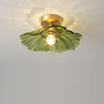 Glass Copper Nordic Ceiling Lamp for Living Room & Balcony.