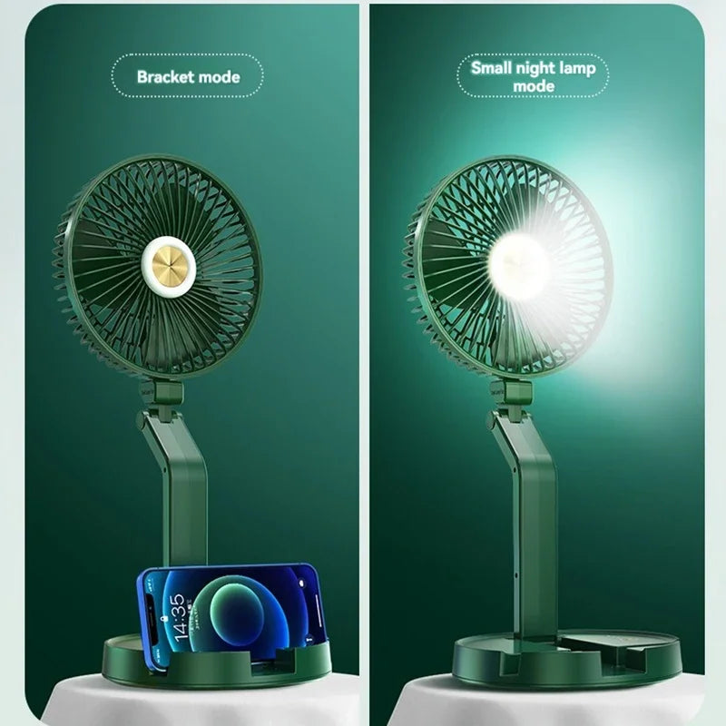 LED Desk Lamp with Fan, Reading Light, Bedside Table Lamp