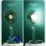 LED Desk Lamp with Fan, Reading Light, Bedside Table Lamp