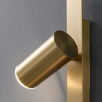 Nordic Copper LED Wall Lamp: Hotel Customized Minimalist Living Room Light