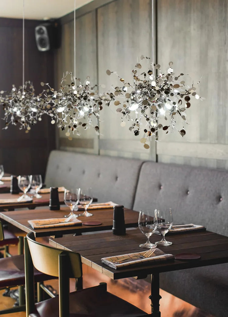 Dandelion Chandelier: Modern Nordic Pendant Light for Living Dining Room, Creative Balcony Fixture