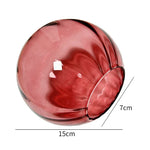Glass Ball Pendant Lamp Stained Wall Fixture Decor Accessories