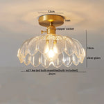 LED Glass Ceiling Lamp for Interior Decor