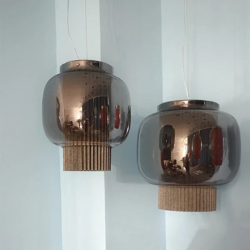 Nordic Glass LED Pendant Chandelier for Home Dining and Kitchen Bar