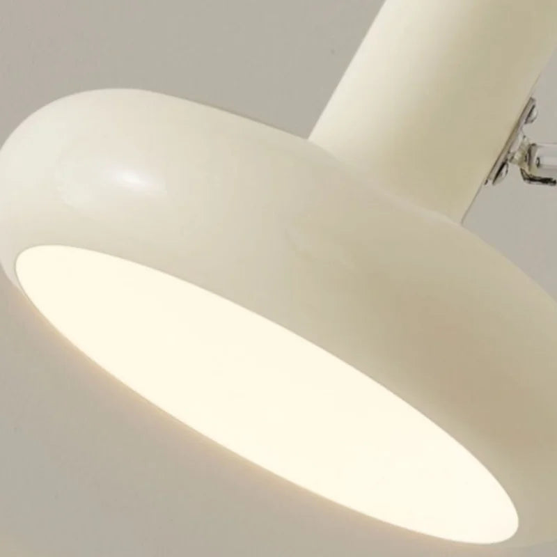 Swing Arm LED Wall Lamp Cream for Living Room Bedside Mirror Light