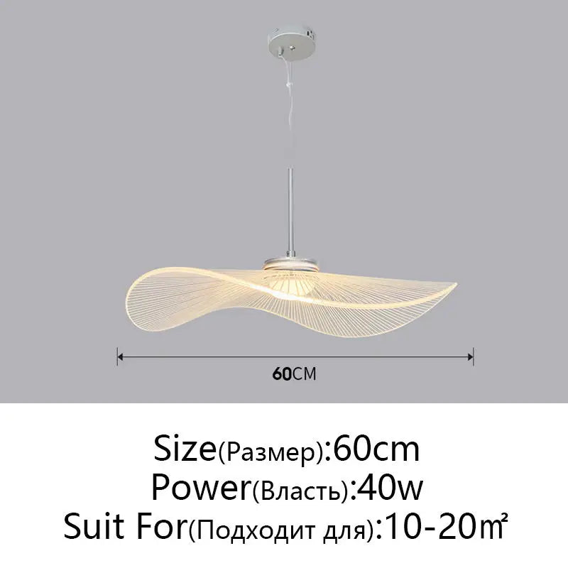 Lotus Leaf Hat Chandelier: Modern Fashion for Living Room & Bedroom