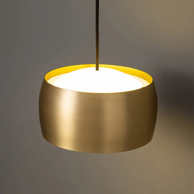 Copper Adjustable Wall Lamp for Bedroom LED Reading Light