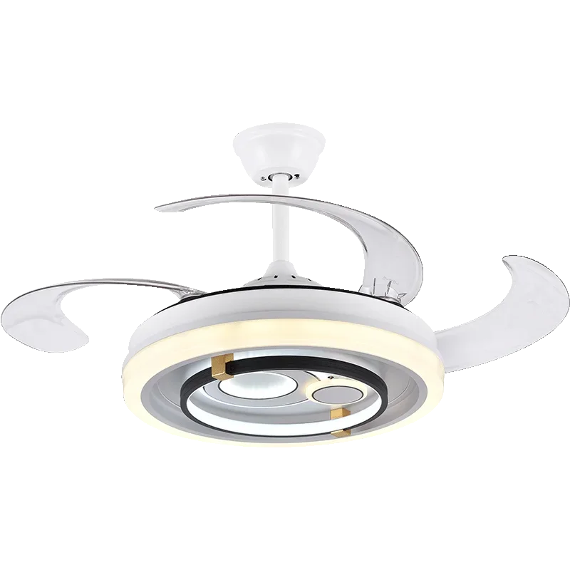 Smart Ceiling Fan Light with Remote Control Silent Design