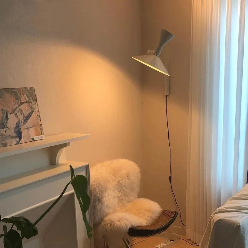Marseille Rotary Wall Lamp - Adjustable Up/Down Lighting for Living Room & Bedroom